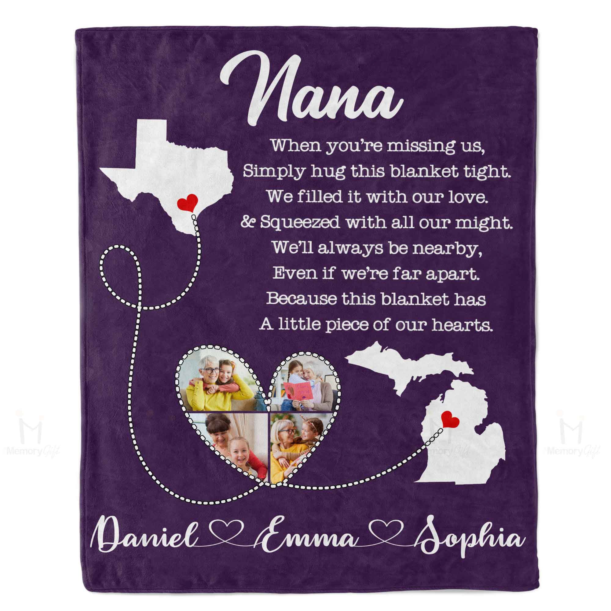 personalized nana blanket