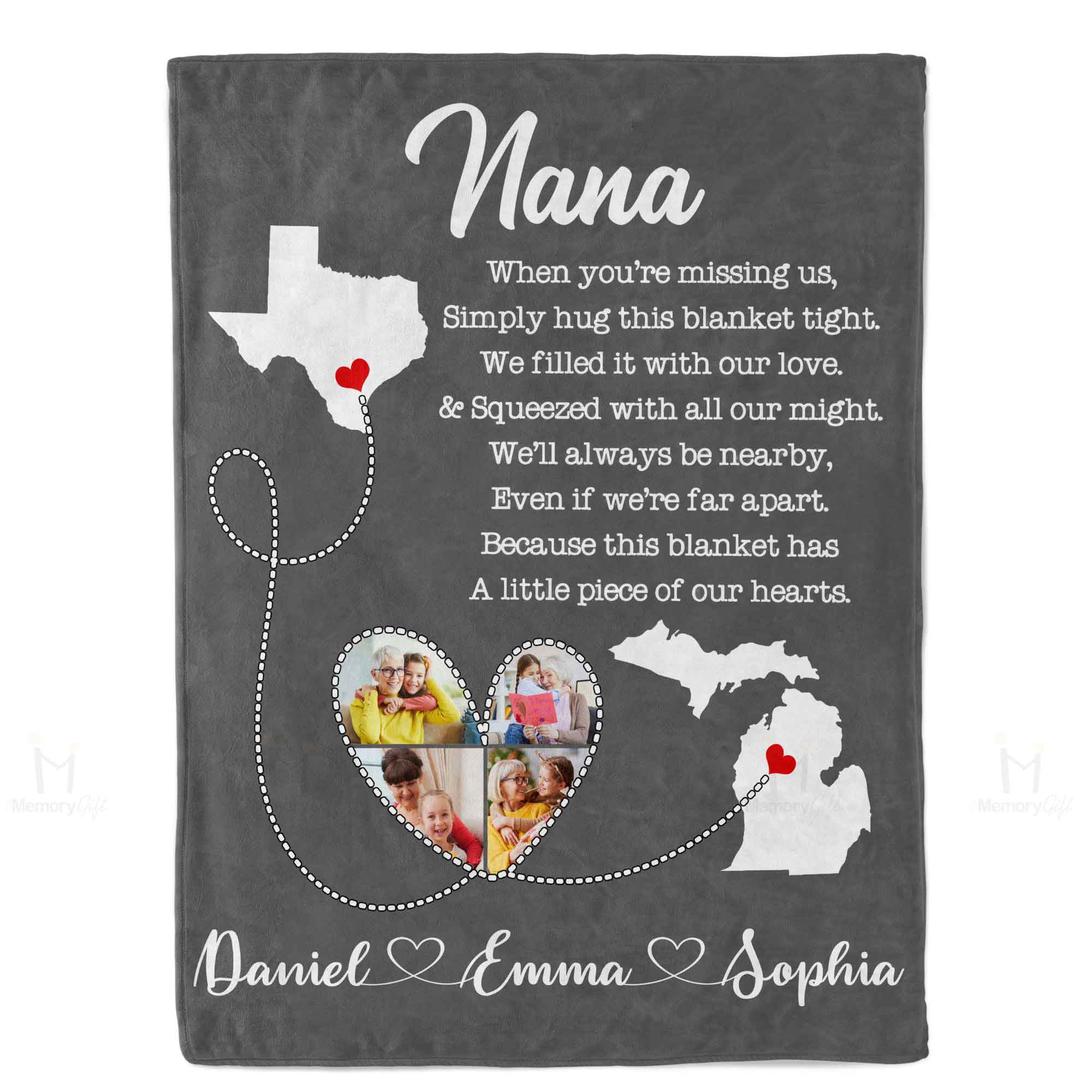 personalized nana blanket