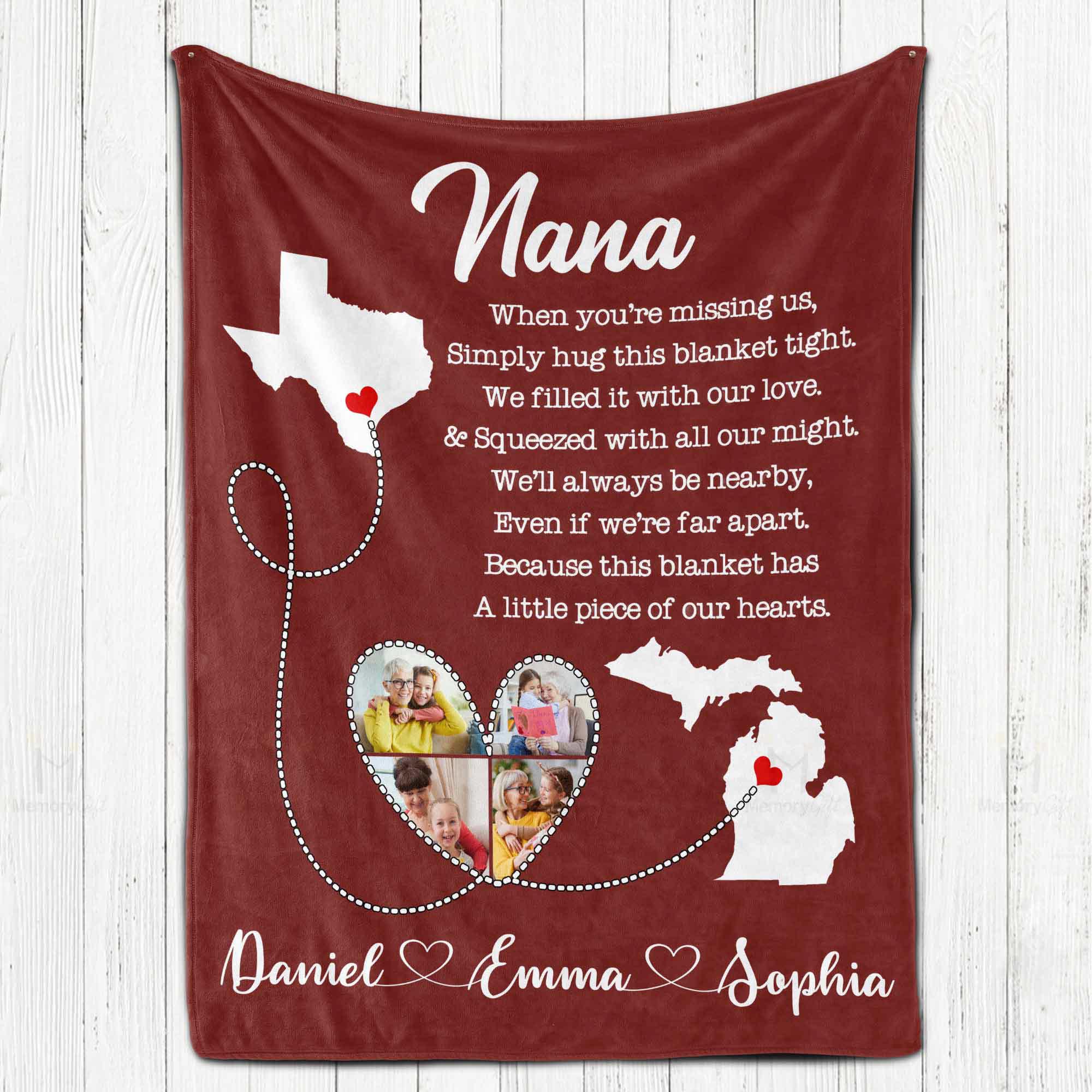 personalized nana blanket