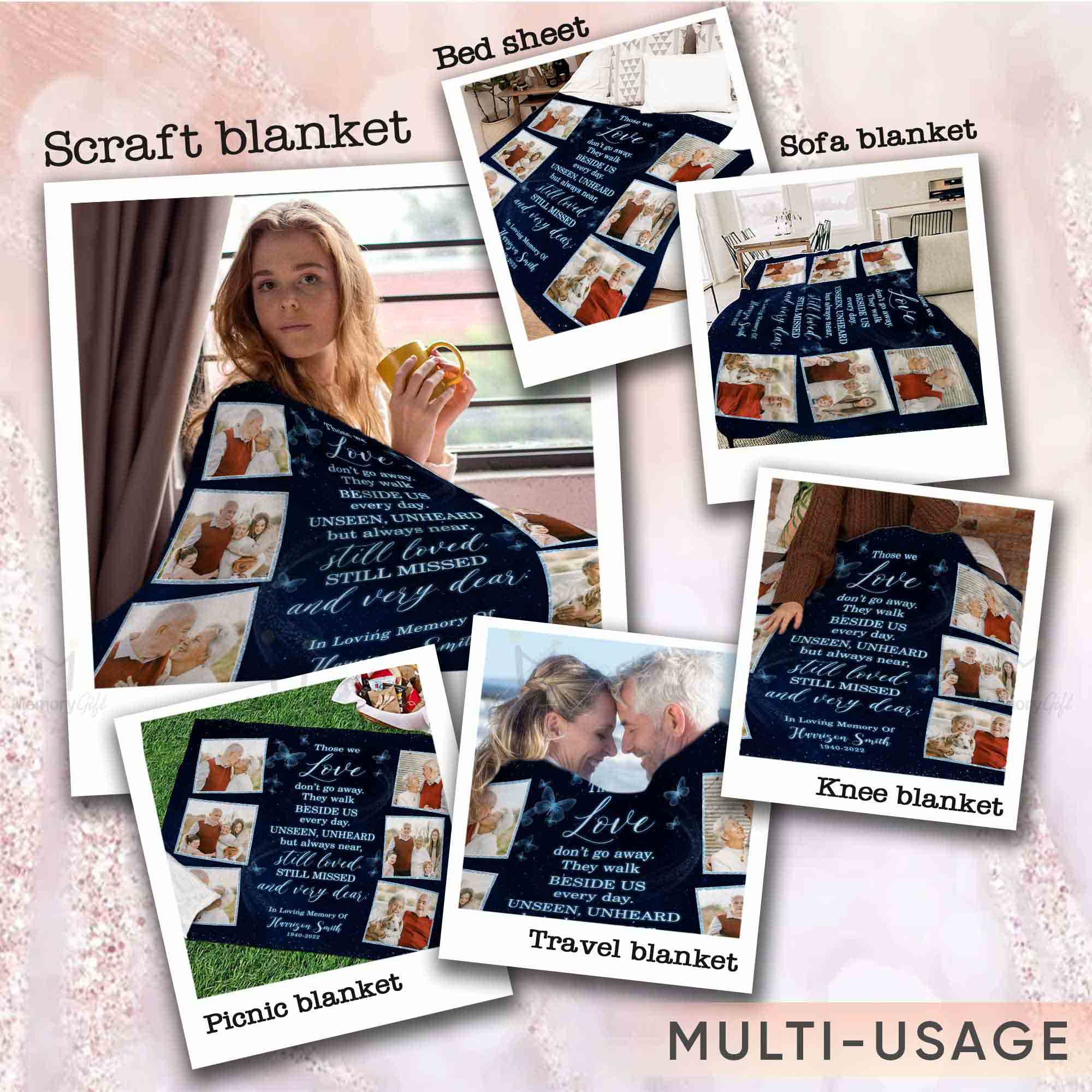 photo memory blanket