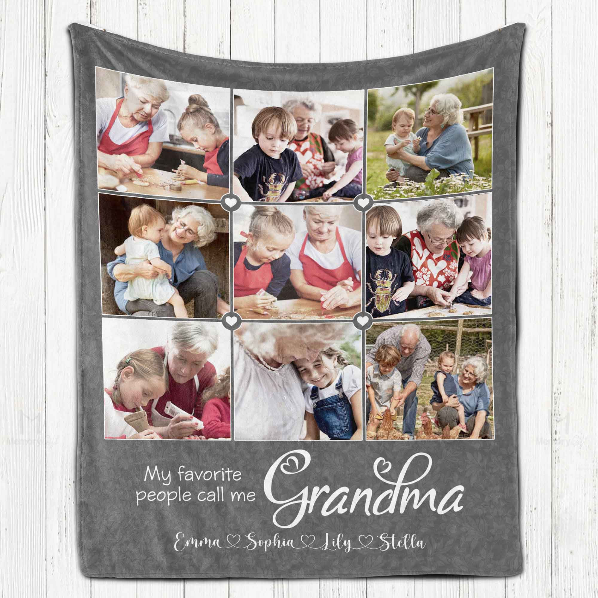 picture blanket for grandma