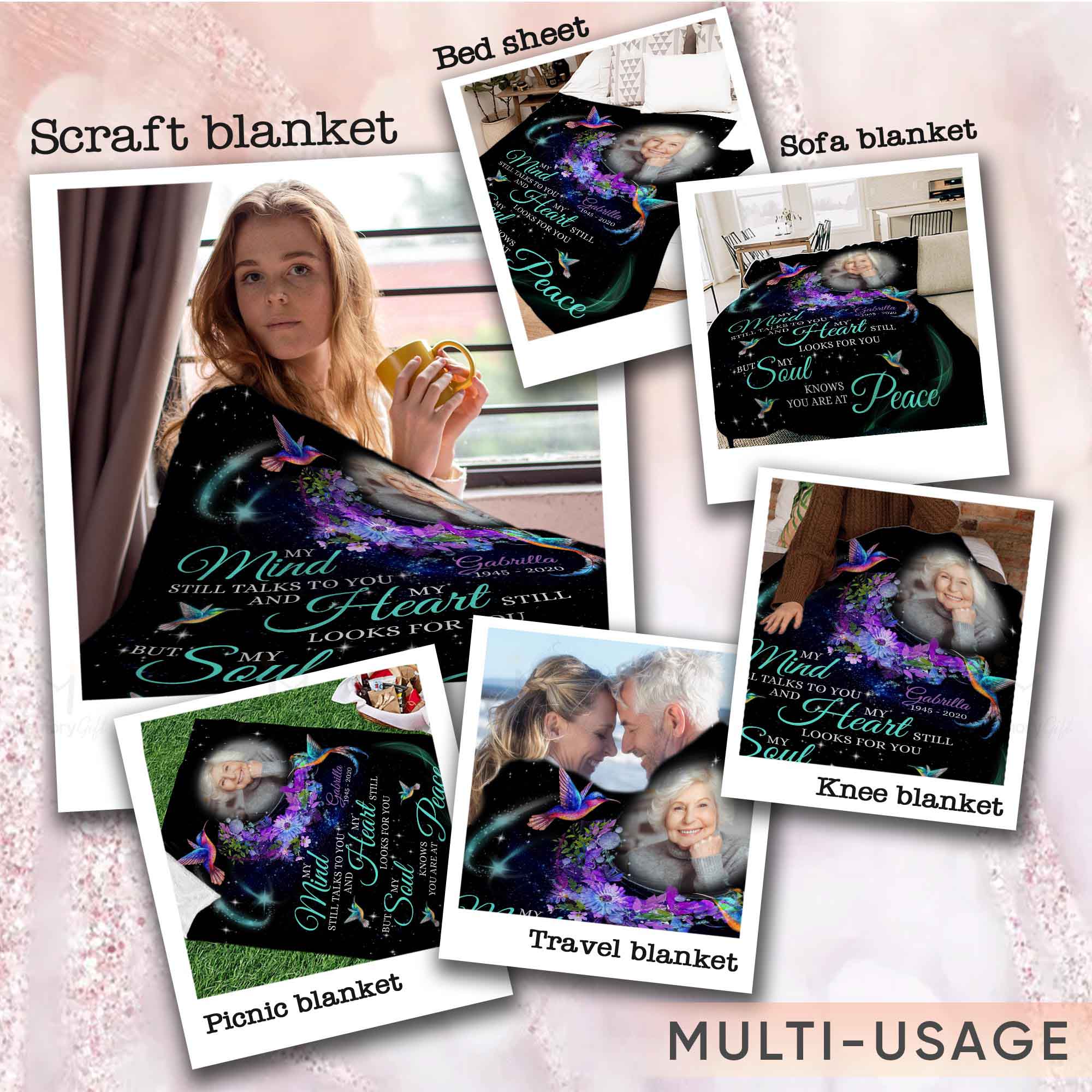 sympathy blankets for loss of mother
